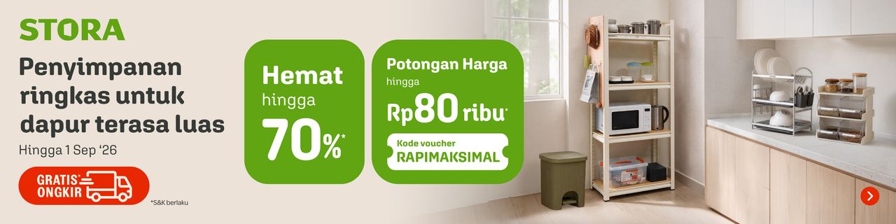 Penyimpanan Ringkas untuk Dapur Terasa Luas