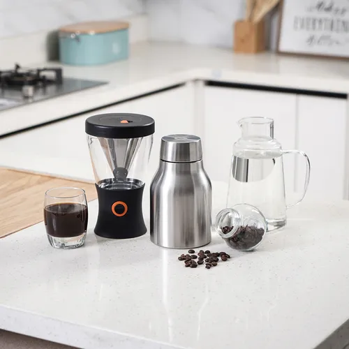 Asobu Cold Brew Coffee Maker Silver 