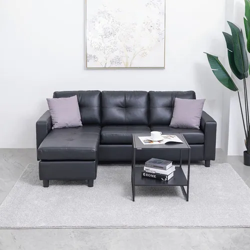 Berwick corner shop sofa black