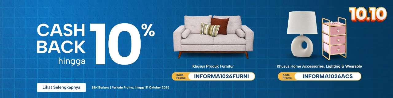 Bukti validasi kode promo - Informa - Kode promo Flashback untuk [[aksesoris rumah]], lampu, dan wearable
