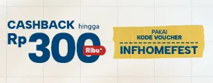 Bukti validasi kode promo - Informa - Dapatkan potongan [[Rp 300 Ribu]] untuk pembelian terpilih