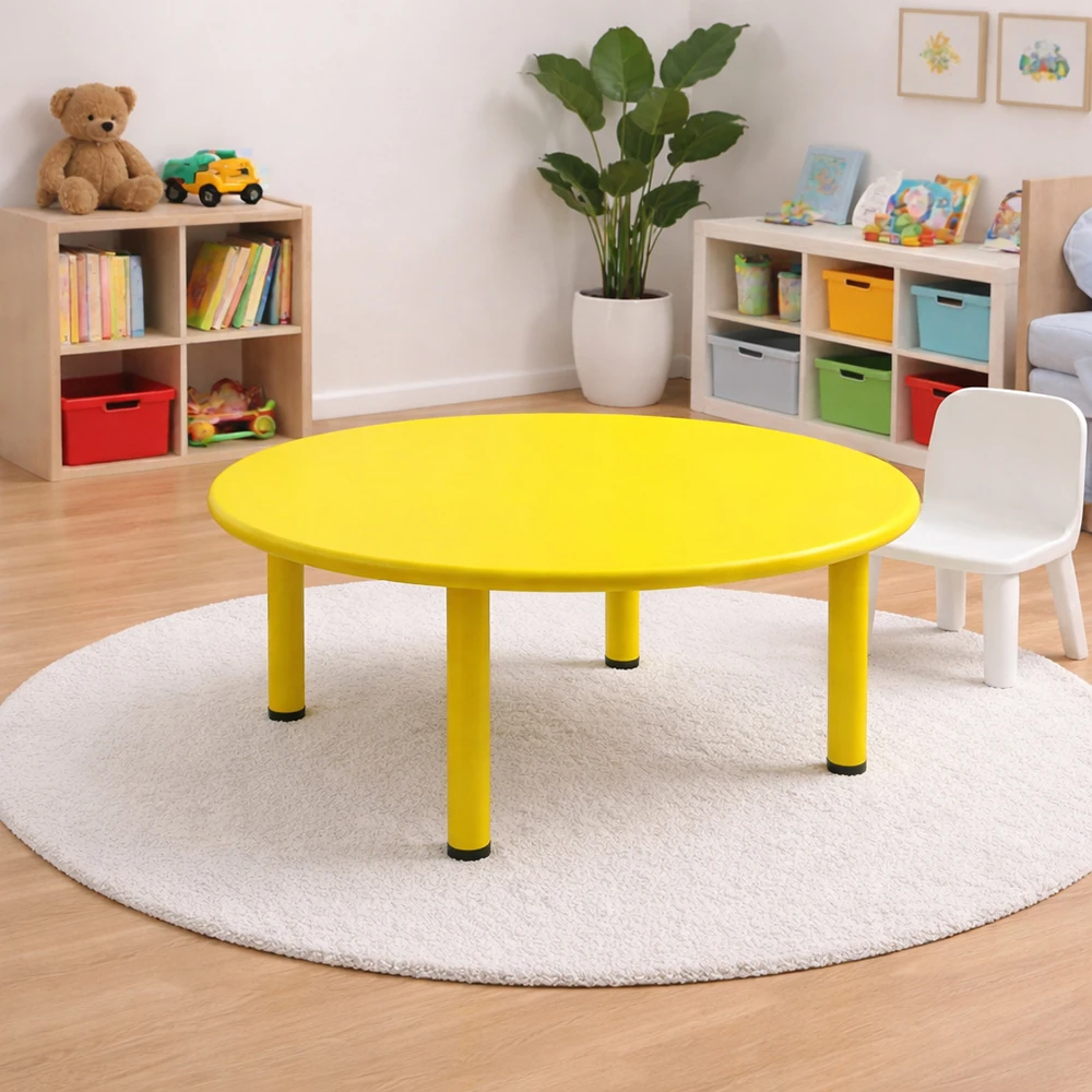 INFORMA YARIS MEJA ANAK ROUND - KUNING