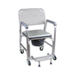 Galena Kursi Pispot Aluminum Dengan Roda Fs699l