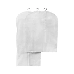 main image Stora Cover Pakaian Gantung Set 3 Pcs - Putih