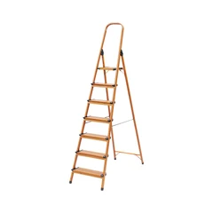 main image Fixsteps Tangga Lipat Aluminium 7 Wide Steps Motif Kayu