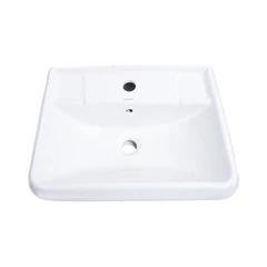 main image Fosa Wastafel Dinding Tempel 49x40x18cm - Putih