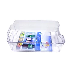 main image Stora Wadah Penyimpanan Freezer Plastik 31.1x21.1x9 Cm Transparan