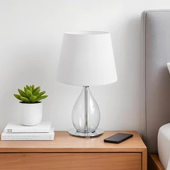 main image Eglo Rineiro Lampu Meja E14 Anthrazite - Putih