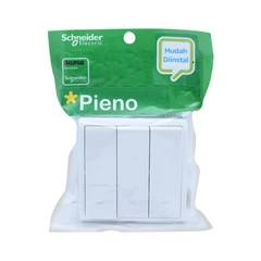 main image Schneider Pieno Saklar 3 Gang - Putih