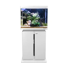 Boyu 45 Ltr Set Aquarium & Kabinet Ms-520m - Putih