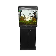 Boyu 45 Ltr Set Aquarium & Kabinet Ms-520m - Hitam