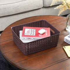 main image Keyway 29.3x35.6x13.3 Cm Keranjang Penyimpanan - Cokelat