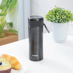 kris-350-ml-botol-vacuum-flask-double-wall-dengan-saringan---hitam