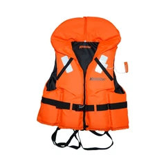 main image Krisbow Ukuran L Rompi Pelampung Dengan Pengikat & Peluit - Oranye