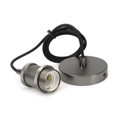 main image Krisbow Fitting Lampu Gantung E27 - Hitam