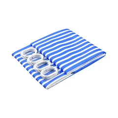 main image Forhom Tirai Kamar Mandi Stripe 180x180 Cm - Biru