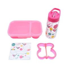 smash-set-4-pcs-kotak-makan-anak-2-sekat-bird---pink