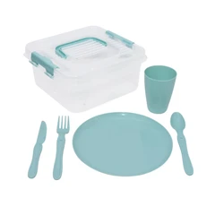 appetite-set-30-pcs-my-box-picnic-perlengkapan-makan---hijau