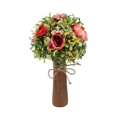 arthome-17-cm-bunga-artifisial-rose-boxwood-ball-mache