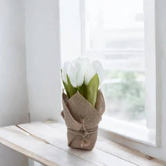 arthome-bunga-artifisial-tulip-dengan-wraped-pot---putih