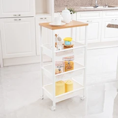 Keyway Rak 4 Tingkat 47x32x97.2 Cm - Putih