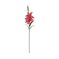 arthome-106.5-cm-bunga-artifisial-lily---merah