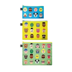 loqi-set-pouch-faces-artist-collection-3-pcs