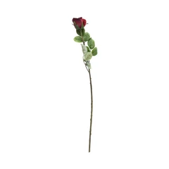 arthome-66-cm-tanaman-artifisial-rose-bud-single---merah