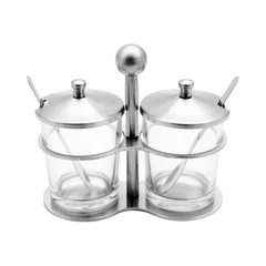 krischef-set-2-pcs-tempat-bumbu-stainless-steel---silver