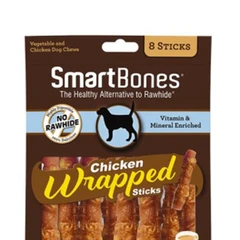 smartbones-200-gr-camilan-anjing-stick-chicken-wrapped-peanut-butter