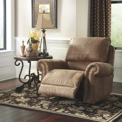 ashley-larkinhurst-sofa-recliner-kulit-1-seater---cokelat