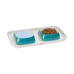 ferplast-set-tempat-makan-glam-ukuran-s---biru