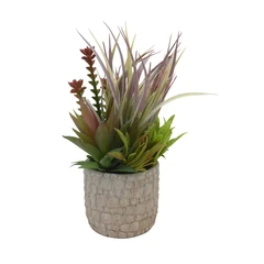 arthome-23-cm-tanaman-artifisial-succulent-mixed-pot---hijau