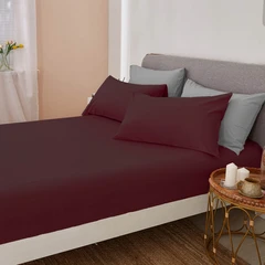 linotela-160x200-cm-seprai-queen-katun-fitted---merah-bata