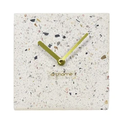 arthome-14.5-cm-terrazzo-jam-meja---putih