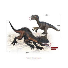 kiddy-star-figure-velocisaurus-&-spiky-dino-dengan-kandang