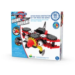 The Learning Journey Set 80 Pcs Bionic Biplane Gears