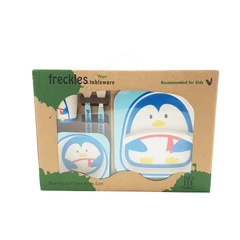 okiedog-freckles-set-5-pcs-perlengkapan-makan-anak-penguin-a00101p