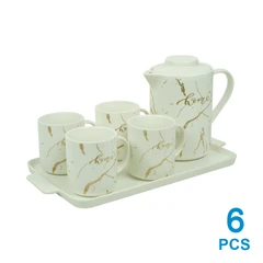 appetite-set-6-pcs-teko-&-cangkir-dengan-nampan---putih