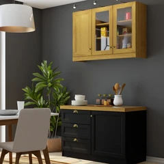 informa-1.2-mtr-irish-kitchen-set---hitam/oak