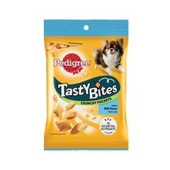 pedigree-60-gr-camilan-anjing-tasty-bites-crunchy-pockets-milk