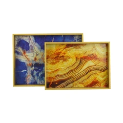 informa-set-2-pcs-nampan-saji-dekorasi-pop-marble---biru/gold