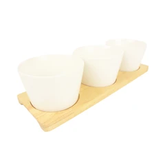 appetite-11-cm-set-4-pcs-mangkuk-saji-dengan-nampan---putih