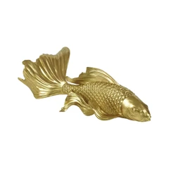 Informa 10 Cm Patung Miniatur Ikan Koi A1 - Gold