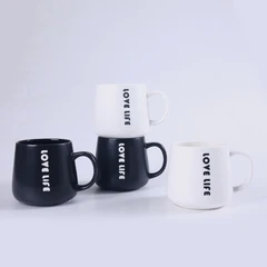 appetite-set-4-pcs-mug-love-life-glaze---hitam/putih