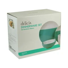 delicia-set-16-pcs-coupe-peralatan-makan---hijau/putih