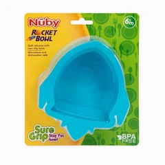 nuby-wadah-makanan-suregrip-rocket-bowl-127457---biru