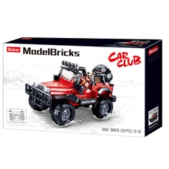 sluban-set-253-pcs-model-bricks-offroad-jeep---merah