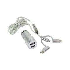 otto-klasse-charger-mobil-&-kabel-usb-3-in-1---silver