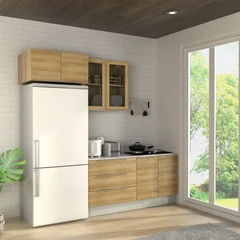 informa-prescoot-kitchen-set-1.6-mtr---cokelat-oak